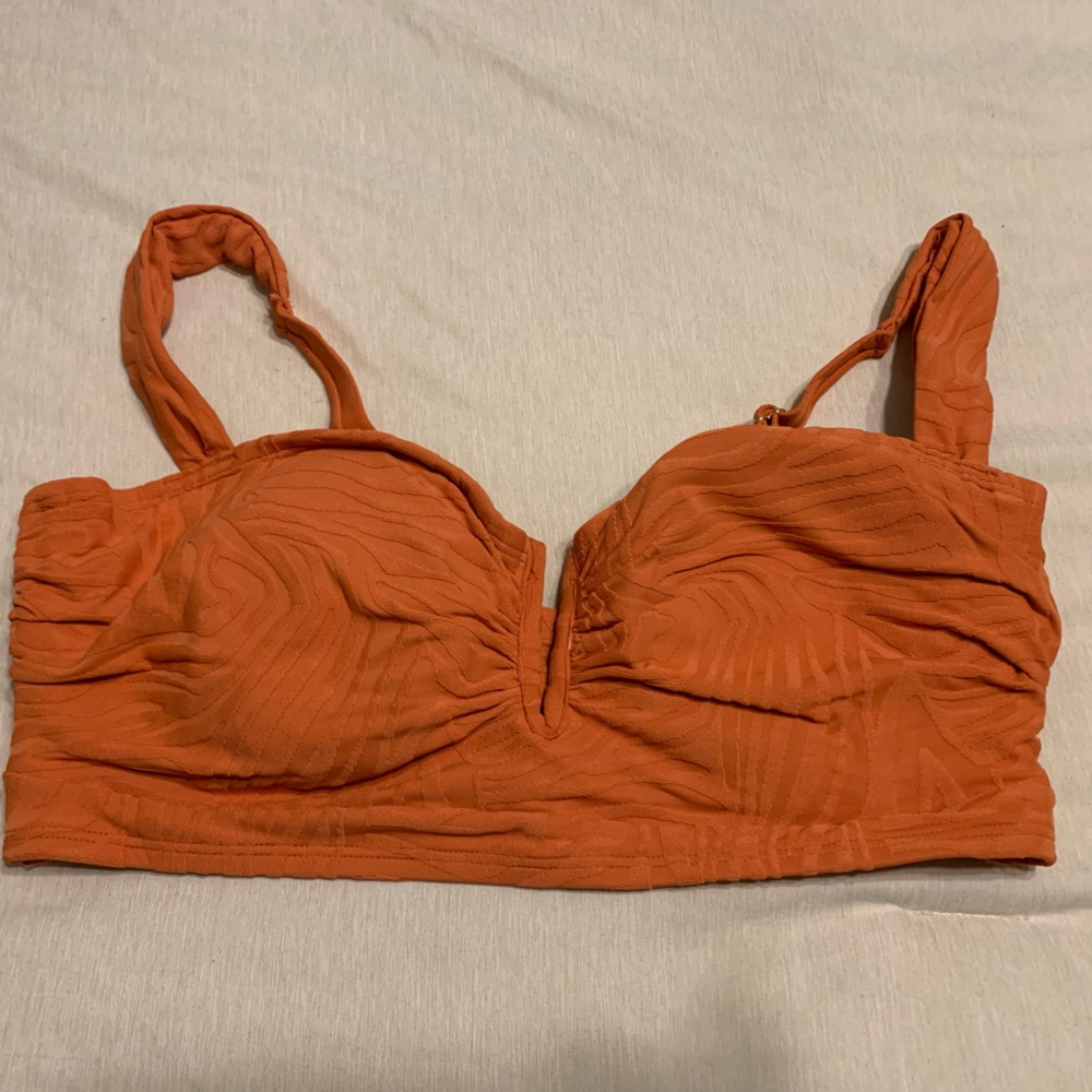 Shade & Shore Rust Textured Bralette